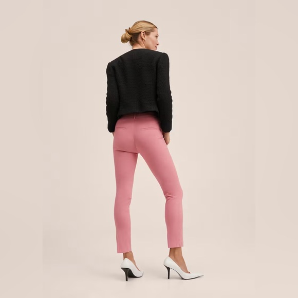 Mango Crop Skinny Pants - Pink - Picture 2 of 3